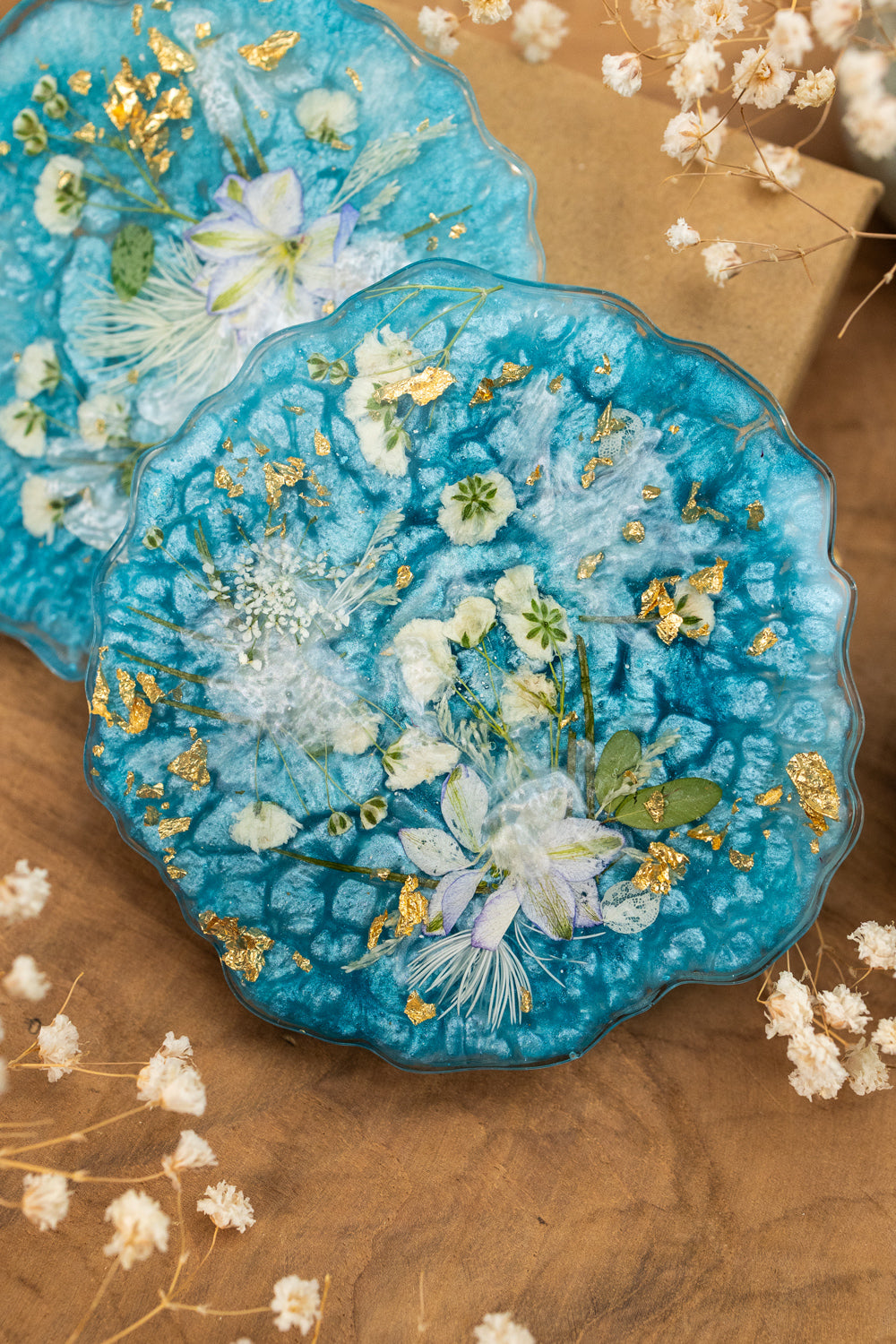 Untersetzer Set - Blue Flower 💙🌺