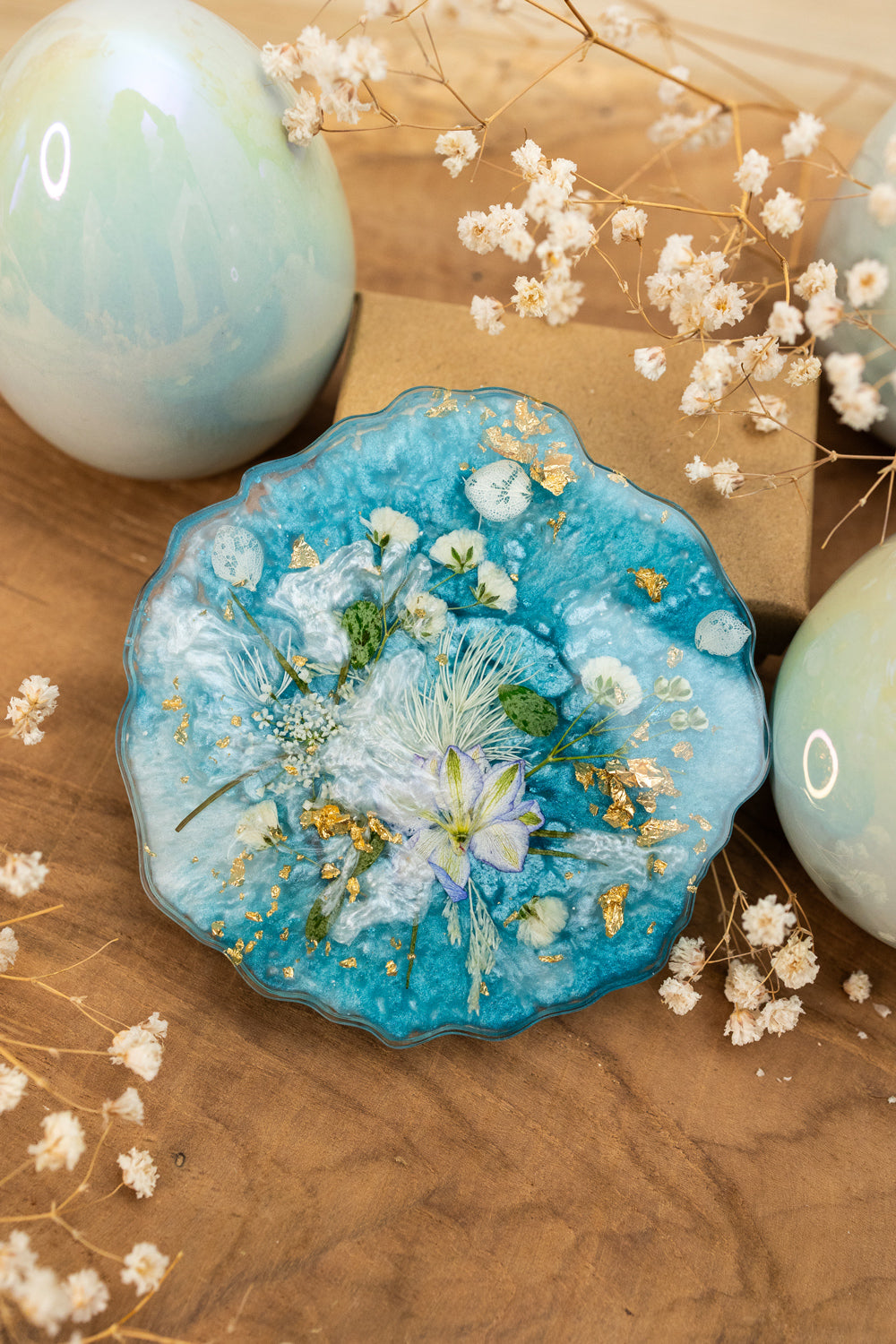 Untersetzer Set - Blue Flower 💙🌺