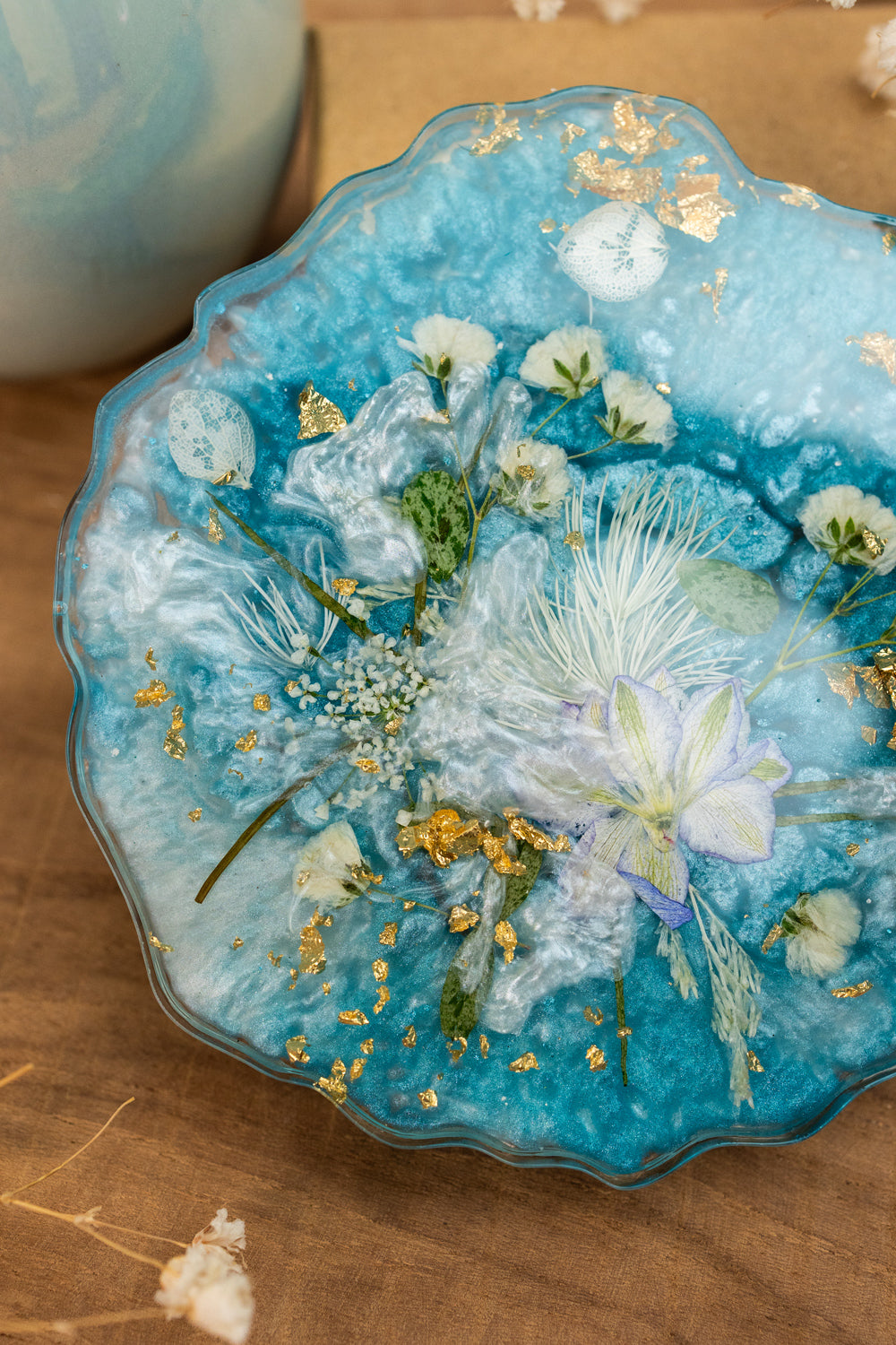 Untersetzer Set - Blue Flower 💙🌺