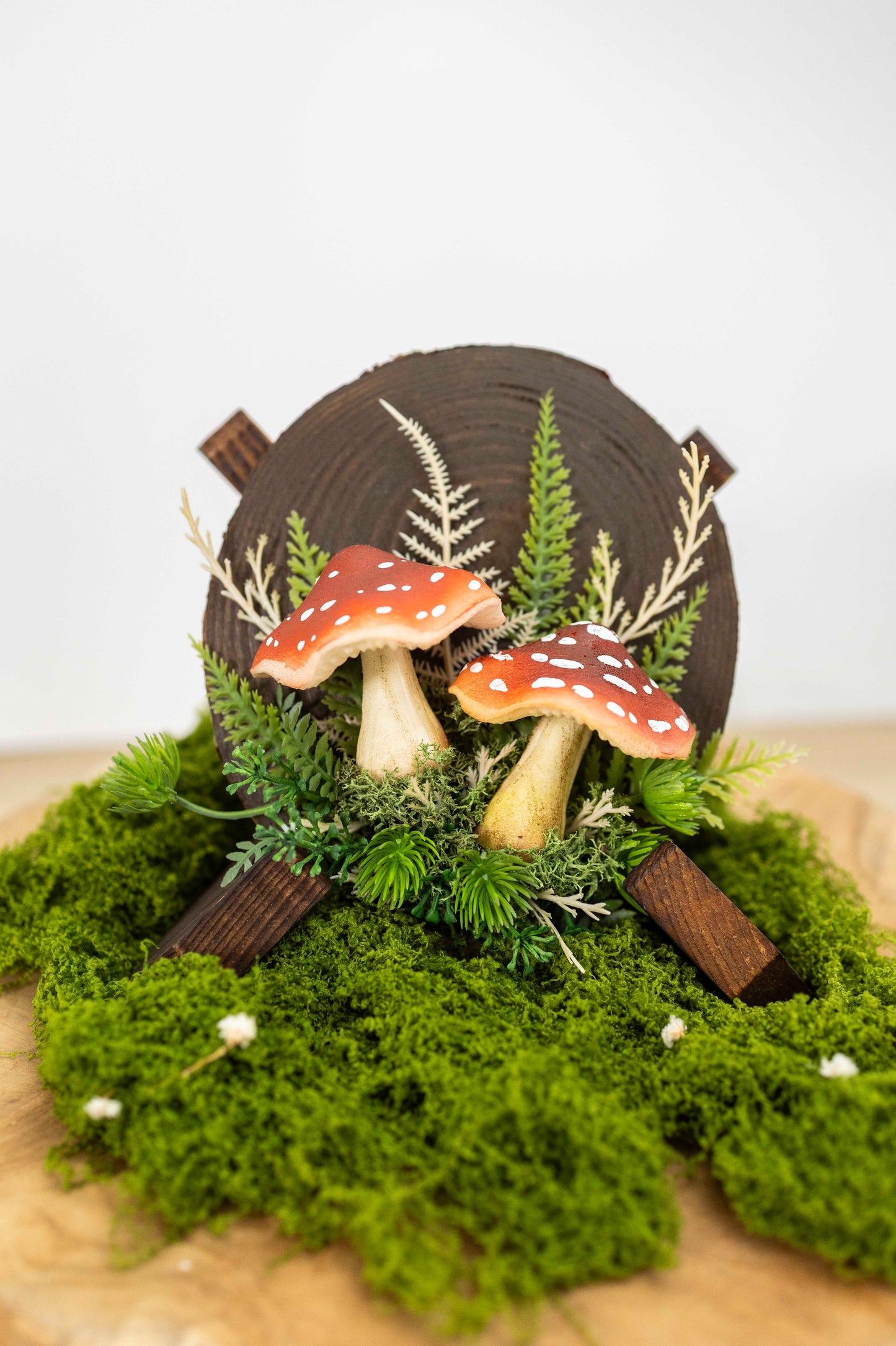 2x Fliegenpilz auf Holz🍄 🌿