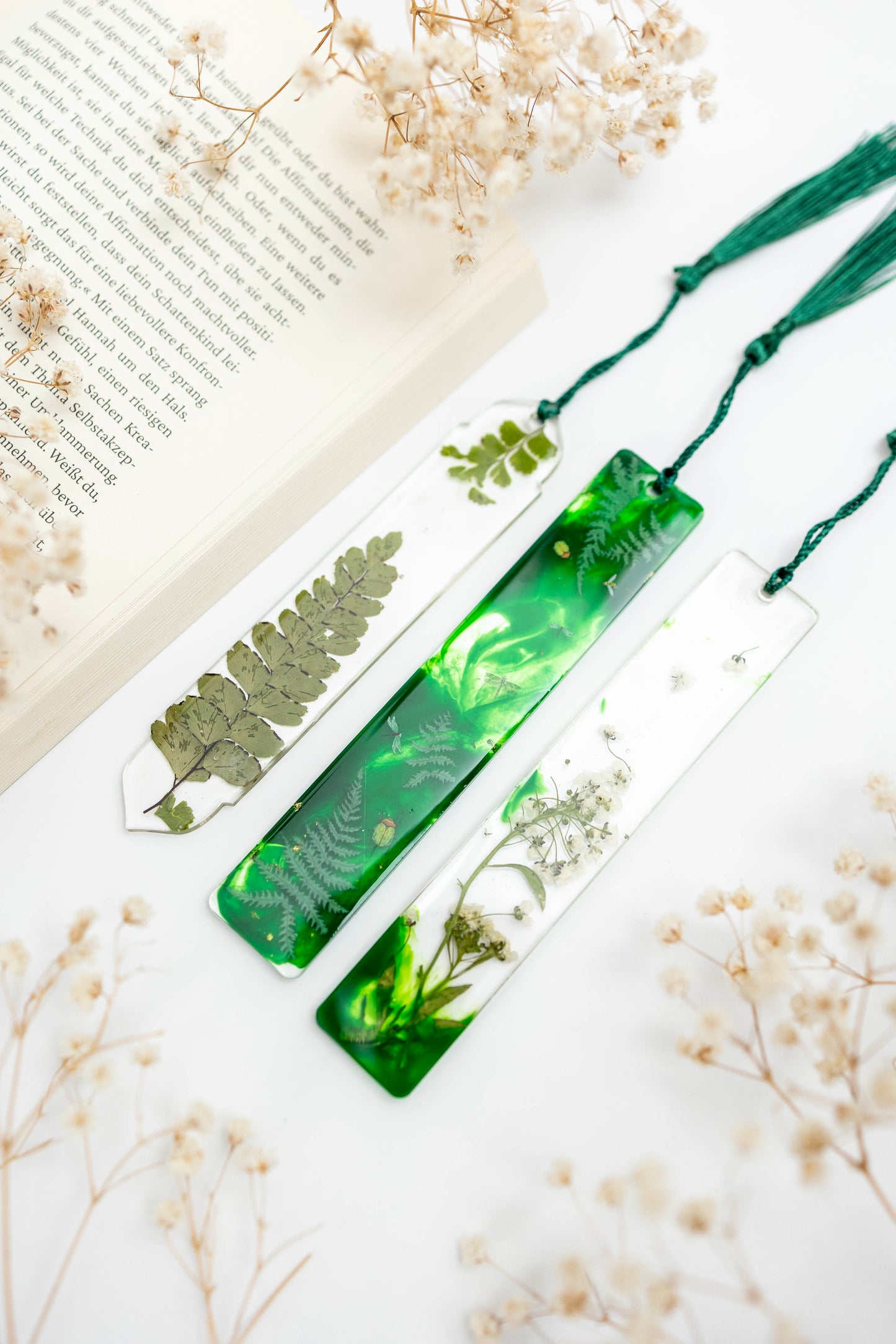 Lesezeichen Grün ❀