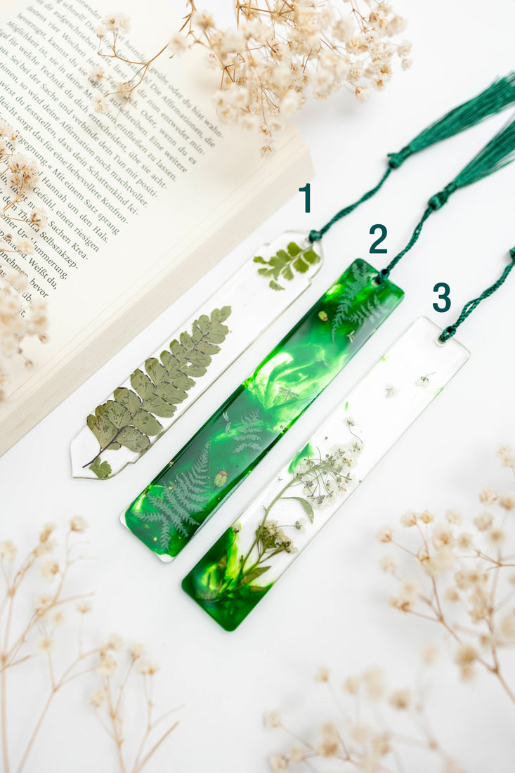 Lesezeichen Grün ❀