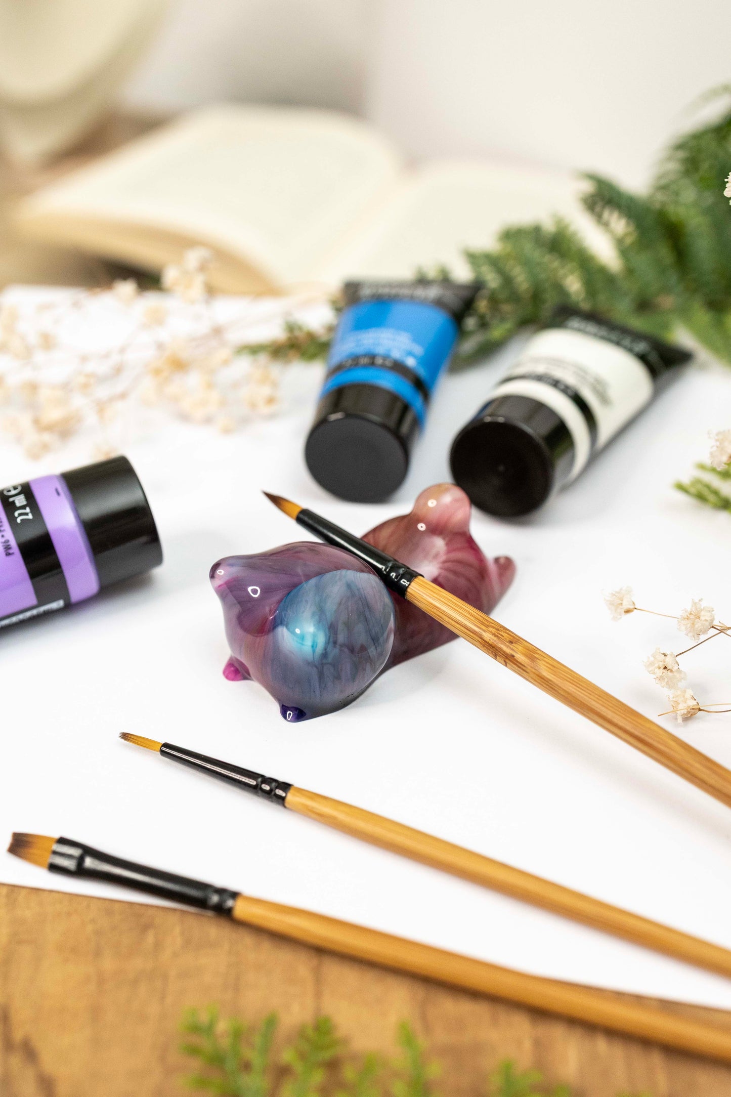 Katzenhalter - für Pinsel o. Essstäbchen 🐈