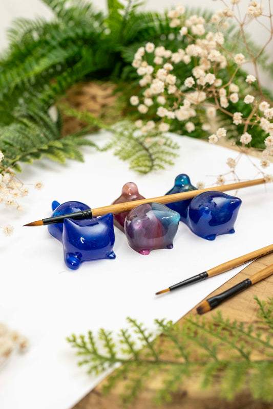 Katzenhalter - für Pinsel o. Essstäbchen 🐈