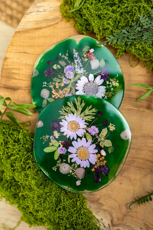 Untersetzer Set - Violett Flower 💜💐