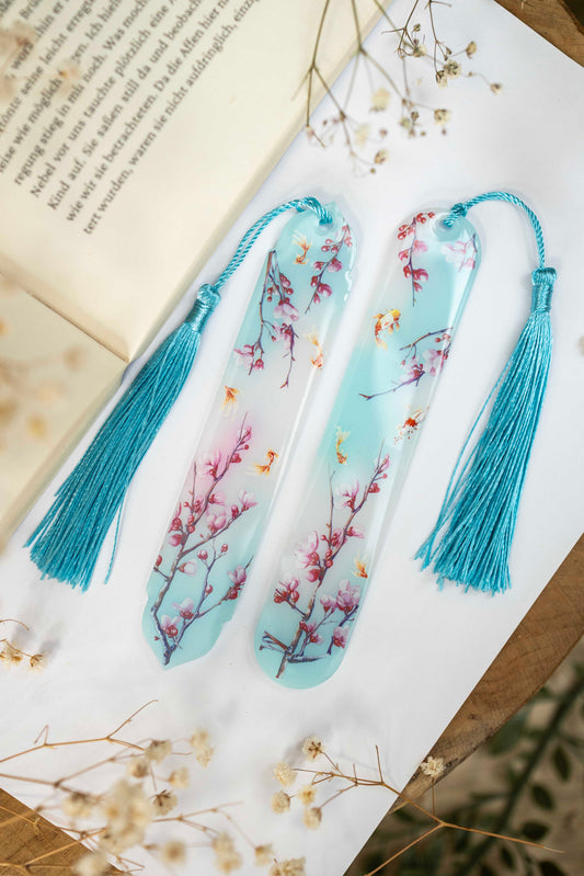 Lesezeichen Hellblau