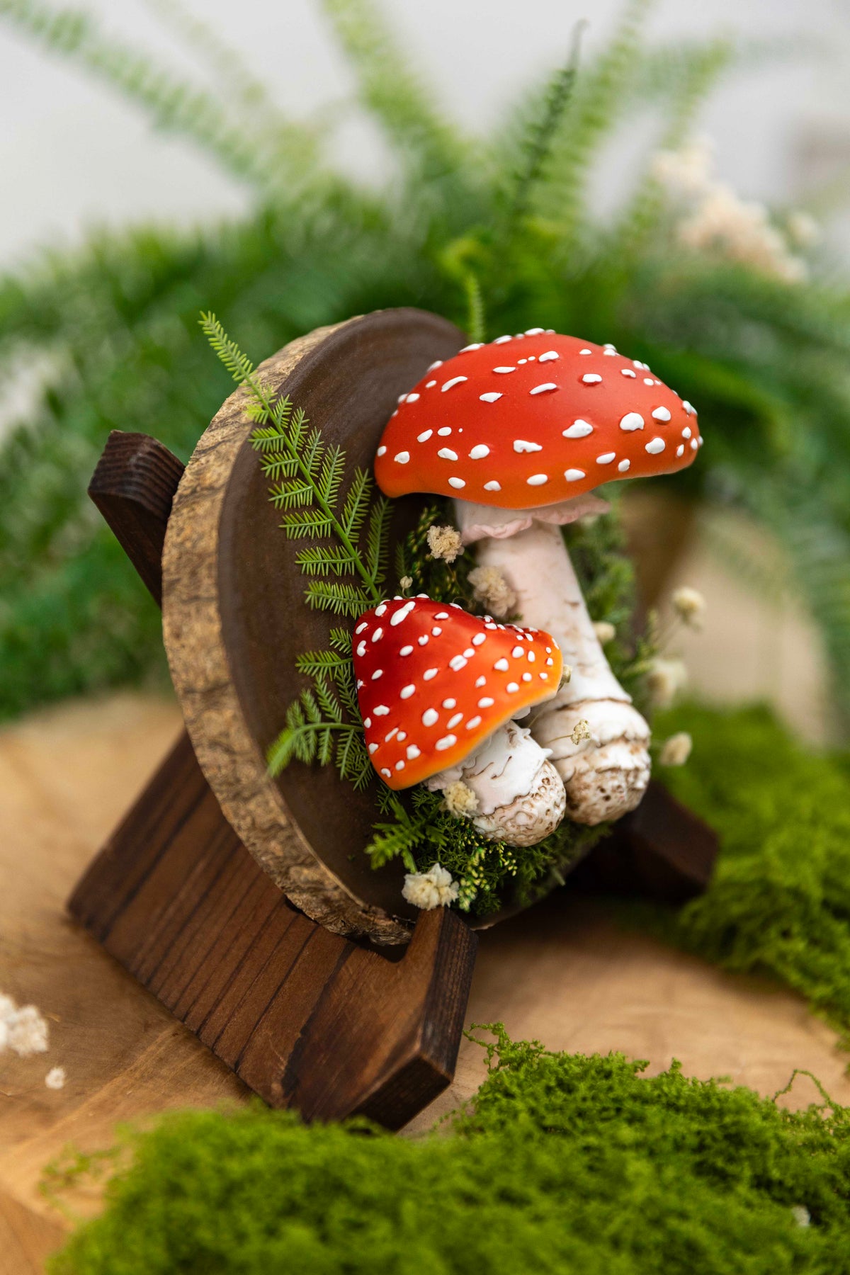 2x Fliegenpilz auf Holz🍄 🌿