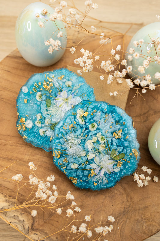 Untersetzer Set - Blue Flower 💙🌺