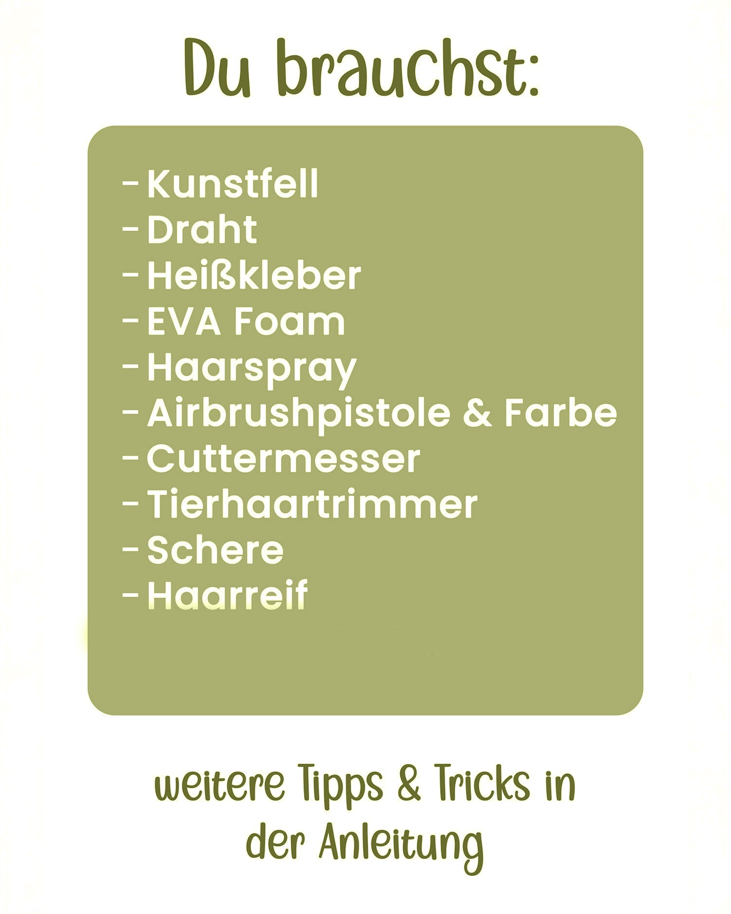Katzen Ohren (Anleitung PDF)