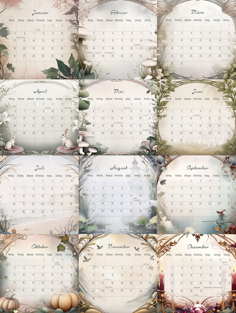 Fantasy Kalender 2026 ✨ Nur bis 30.11. Vorbestellen!