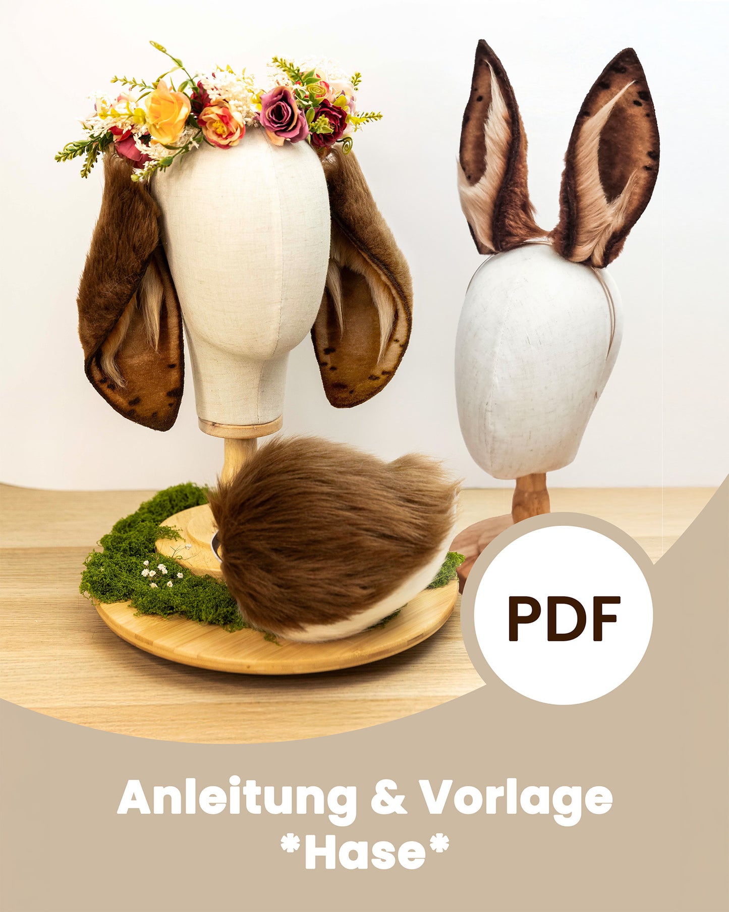 Hasenohren & Schwänzchen (Anleitung PDF)