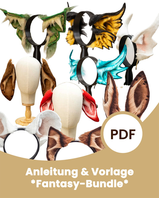 Fantasy Ohren Bundle (Anleitung PDF)