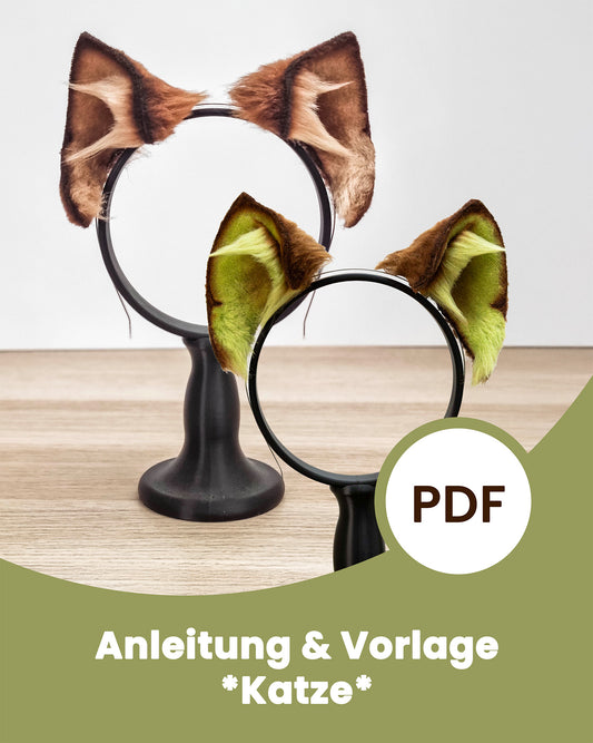 Katzen Ohren (Anleitung PDF)